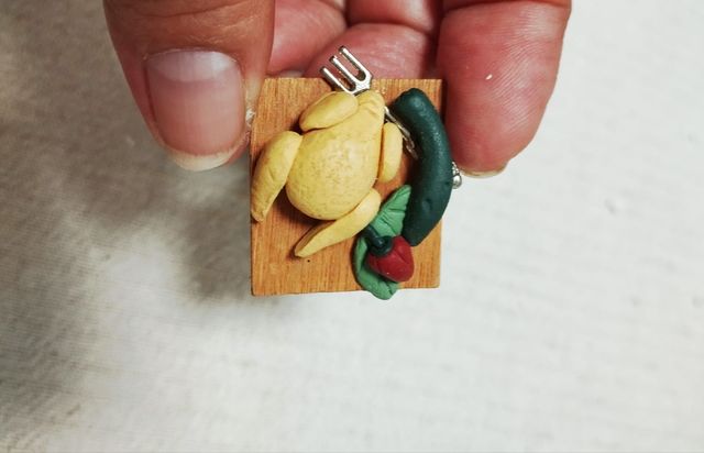 Lote comida: pollo & huevos palacio de muñecas