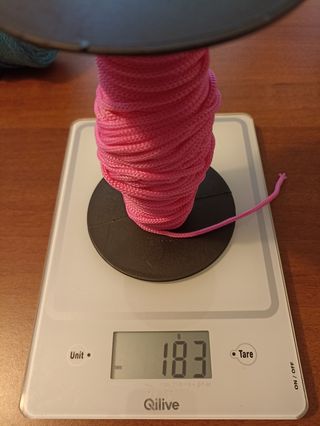 Rocche di cordino filato per borse