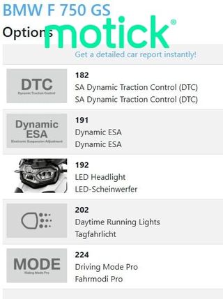 BMW F 750 GS (PAQUETE DINÁMICO + 3 MALETAS)