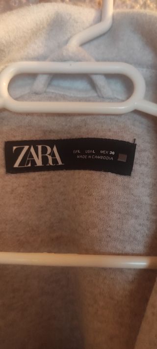 Chaqueta Zara beige talla L