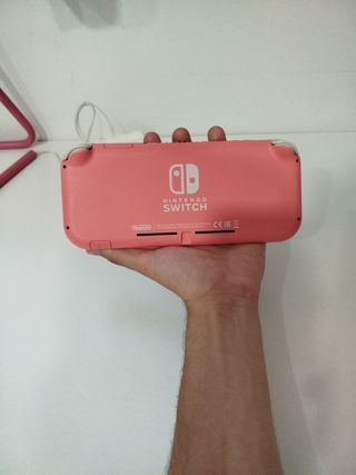 Nintendo Switch Lite Rosa -Cargador