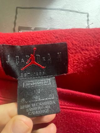 Felpa Nike Jordan rossa