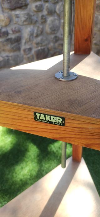 Torno madera antiguo