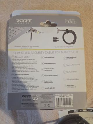 Cavo sicurezza Port Connect Nano slot - NUOVO