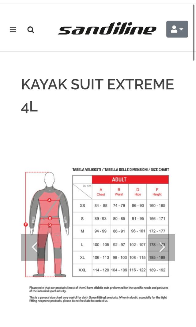 Traje seco Sandiline