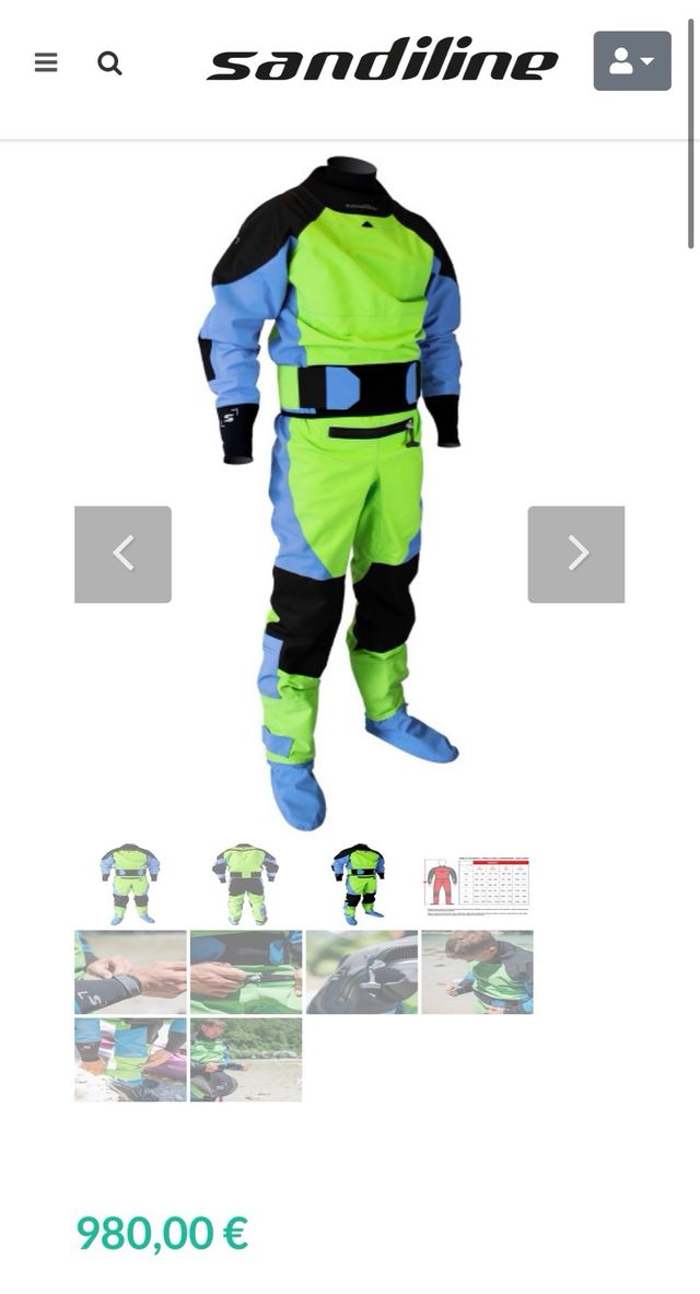 Traje seco Sandiline