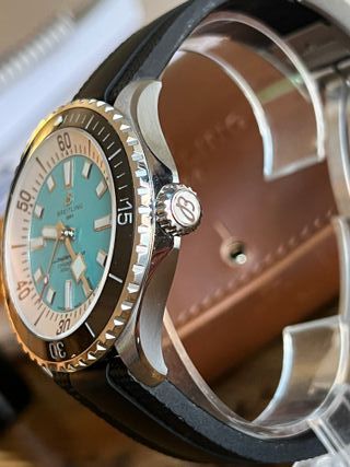 Breitling Superocean 44mm Turquesa