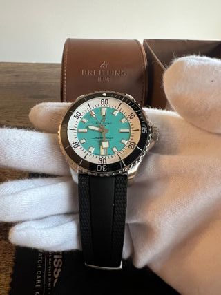 Breitling Superocean 44mm Turquesa