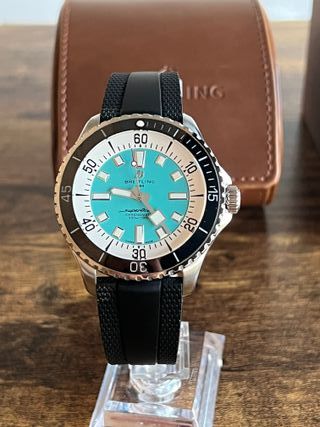 Breitling Superocean 44mm Turquesa