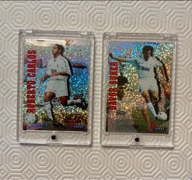 Cards Roberto Carlos-Davor Suker, Real Madrid 1997