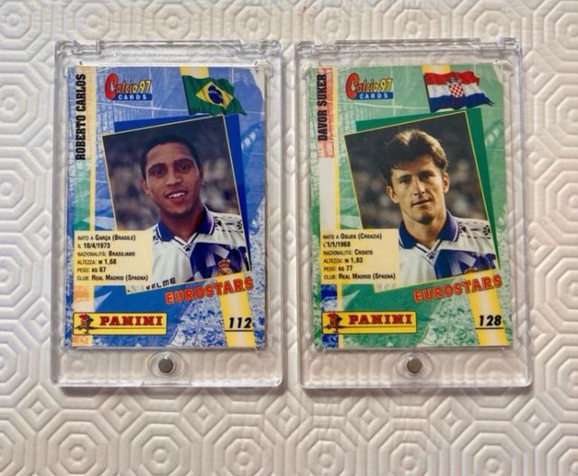 Cards Roberto Carlos-Davor Suker, Real Madrid 1997
