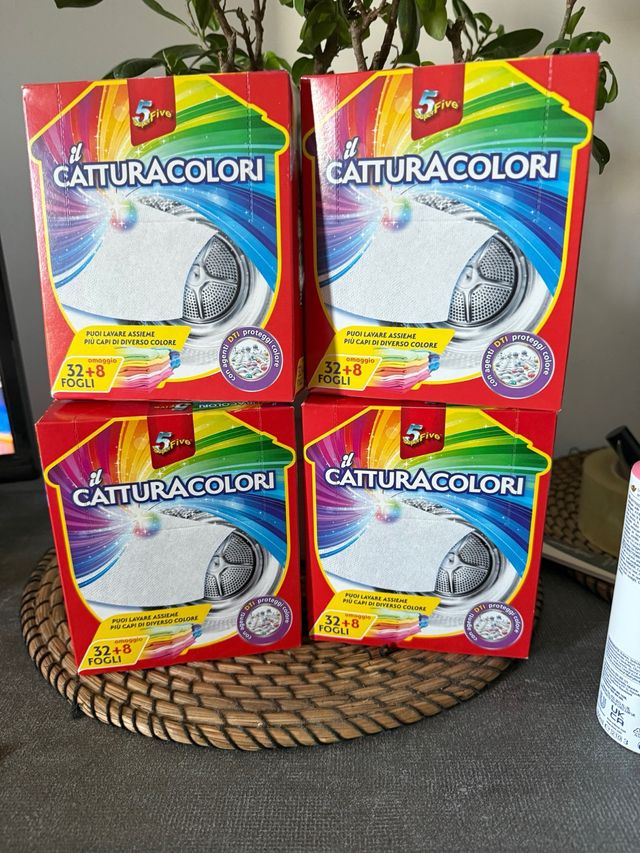 4 Confezioni Catturacolori 32+8 Fogli