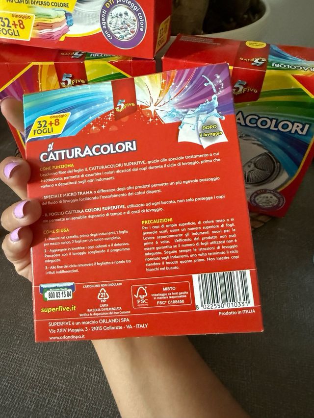 4 Confezioni Catturacolori 32+8 Fogli