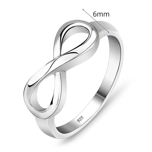 Anillo Infinito Plata 925