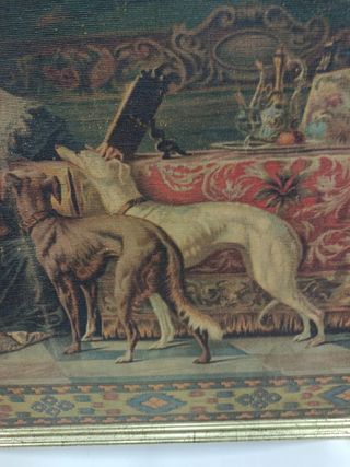 Cuadro antiguo siglo XIX: Escena doméstica