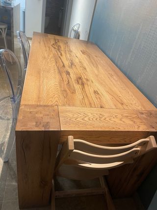 Mesa madera maciza diseño