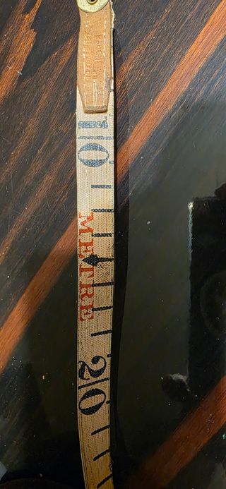 Rullina Metrica Antica inglese in cm