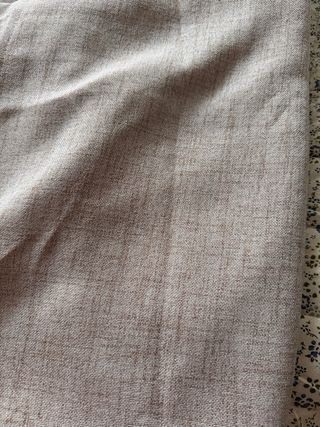Cortinas lino beige medidas 139,7ancho  x198,12