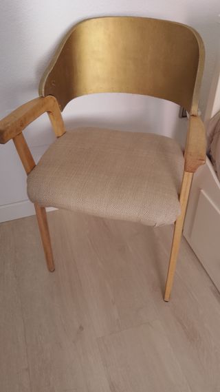 Silla  diseño
 sillón diseño con brazos  años 50/6