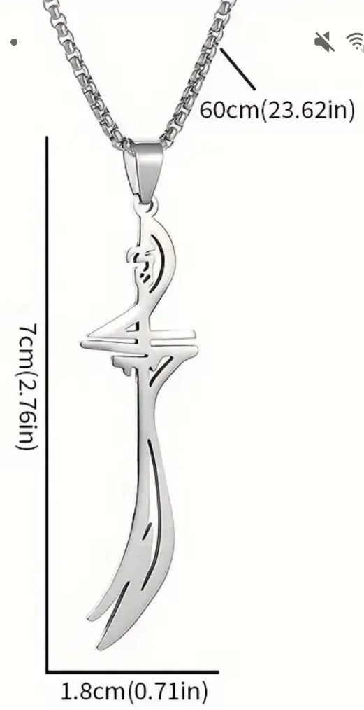 Collar con colgante espada Ali (R.A)