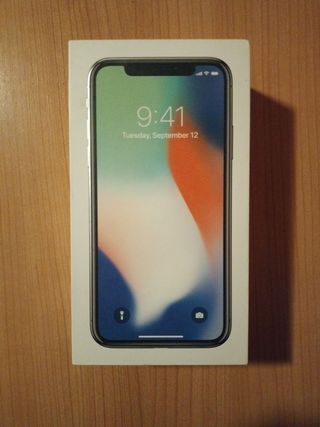 iPhone X Silver 64GB - Caja Vacía
