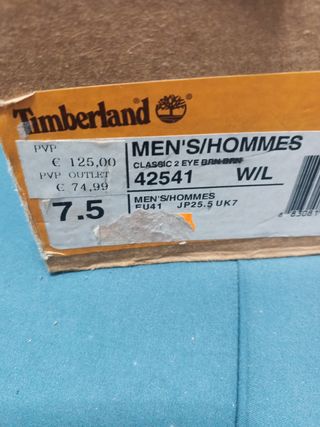 Timberland zapatos marrones hombre