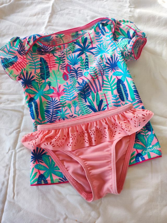 Bañador niña Nabaiji - Talla 6-9 meses