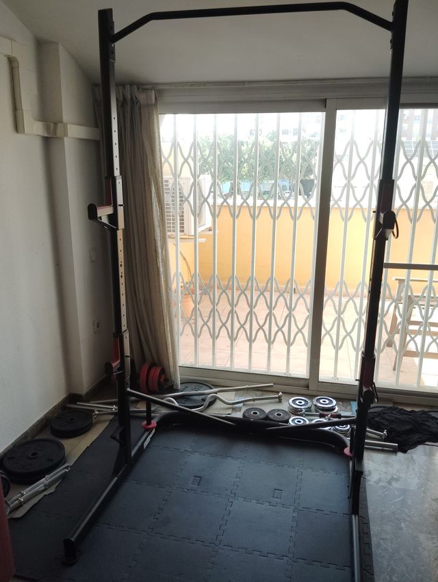 Rack + Banco Pesa Fitness