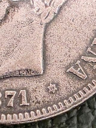 Moneda 5 Peseta España 1871