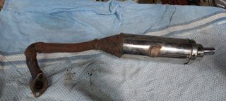 Marmitta scooter artigianale