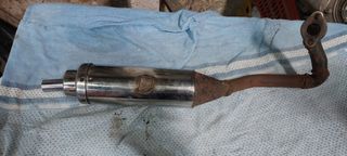 Marmitta scooter artigianale