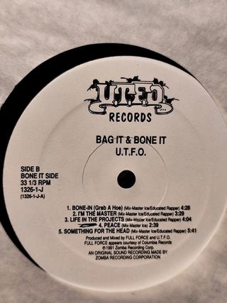 Vinilo Rap UTFO - Bag It & Bone It LP 1991