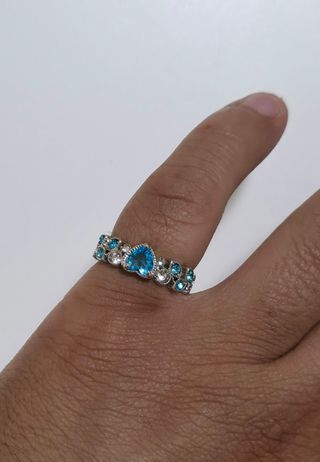 Anillo / Plata 925 - Talla 8/9 - Corazón