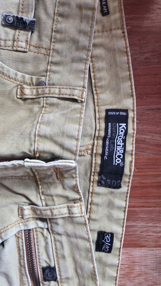 Vaqueros Koroshi beige - L
