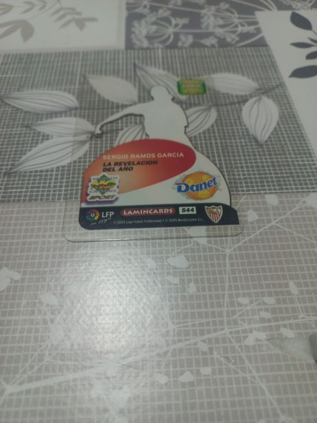 Cromo Sergio Ramos Sevilla 2005