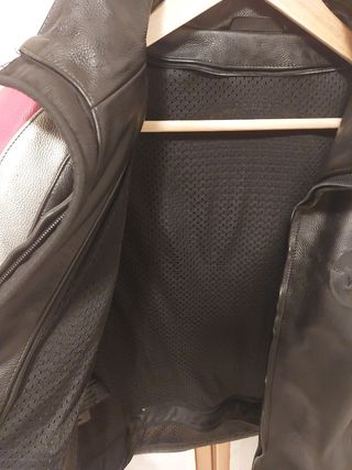 Giacca moto in pelle Yes Dainese con protezioni