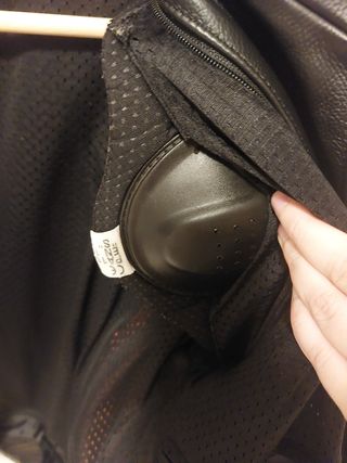 Giacca moto in pelle Yes Dainese con protezioni