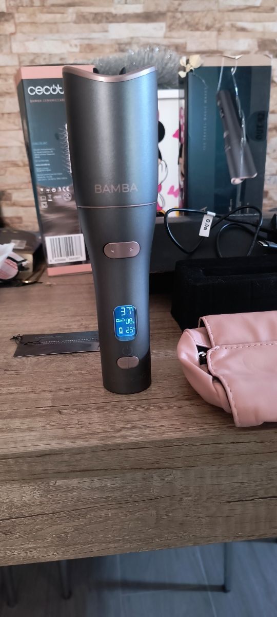 Cecotec Bamba rizador | Gris-Rosa