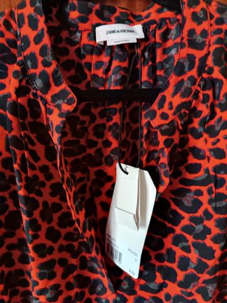 Blusa Zadig&Voltaire roja talla S