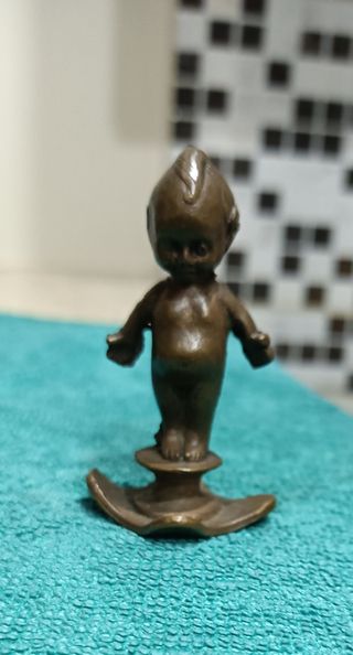 Antica statuina in bronzo Cirillino Kewpee