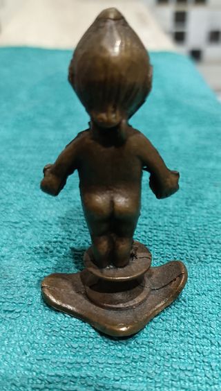 Antica statuina in bronzo Cirillino Kewpee