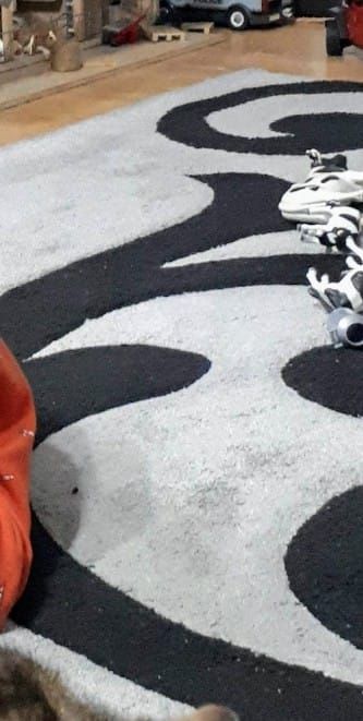 Alfombra LAMBADA 140x200 - Negro-Plata