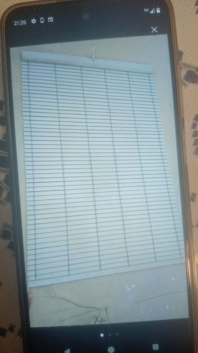 Persiana blanca - 1 ud.