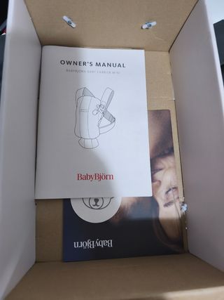 Mochila portabebés BABYBJORN Gris