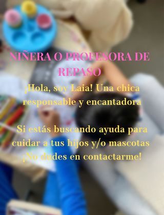 Clases apoyo infantil o canguro