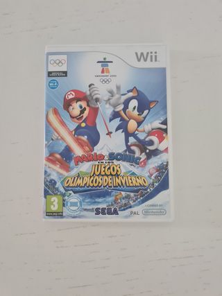 Mario y Sonic en los juegos olímpicos de invierno