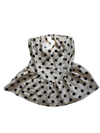 Top Shein sin usar - lunares beige/negro