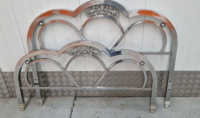 Cama niquelada, vintage, con o sin, somier metal.