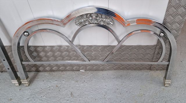 Cama niquelada, vintage, con o sin, somier metal.