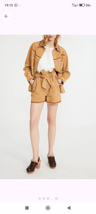 Shorts Claudie Pierlot Marrón